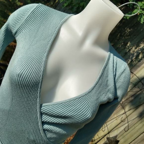 Size S blue long sleeve revamped sweatshirt - Picture 7 of 13